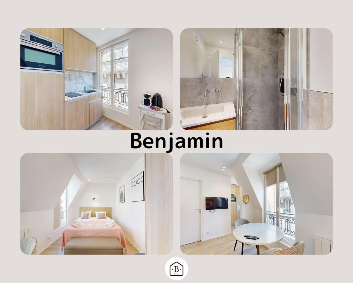 162 Suite Benjamin - Superbe Appartement A Parigi Esterno foto
